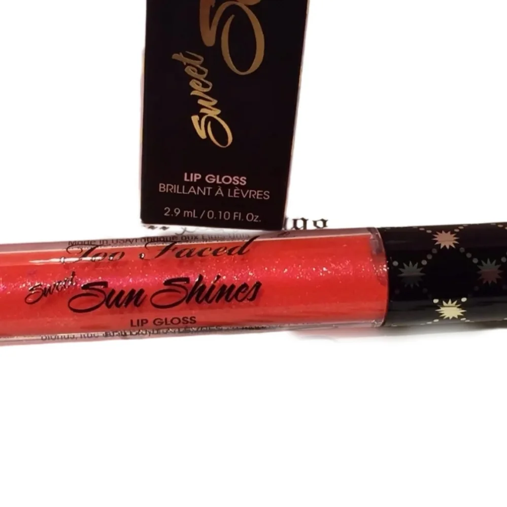 ❇️🧚‍♀️PAPAYA SLUSHIE Too Faced RARE Sweet Sun Shines Lip Gloss NWT